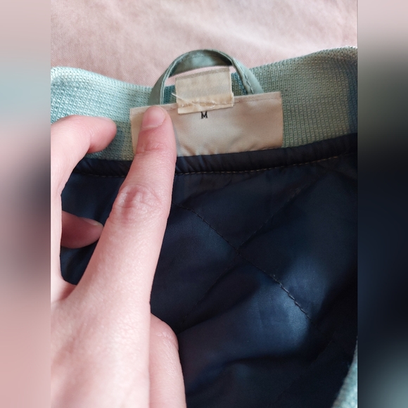 SIMONS- mint bomber jacket - Picture 4 of 5